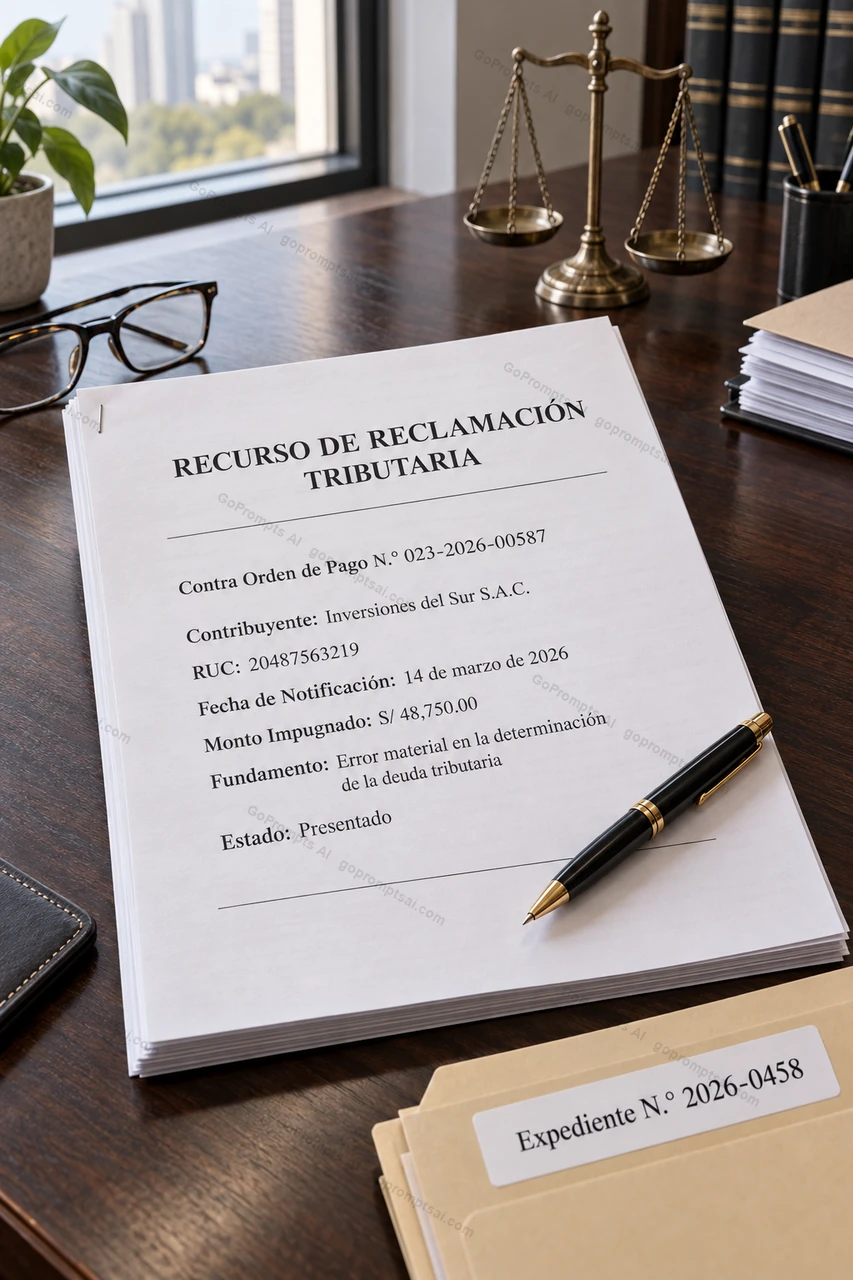 Your reclamation brief ready to file — Abogados Tributarios
