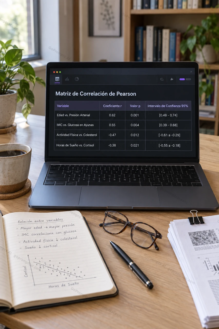 Your Pearson correlation matrix, ready to publish — Articulos Científicos