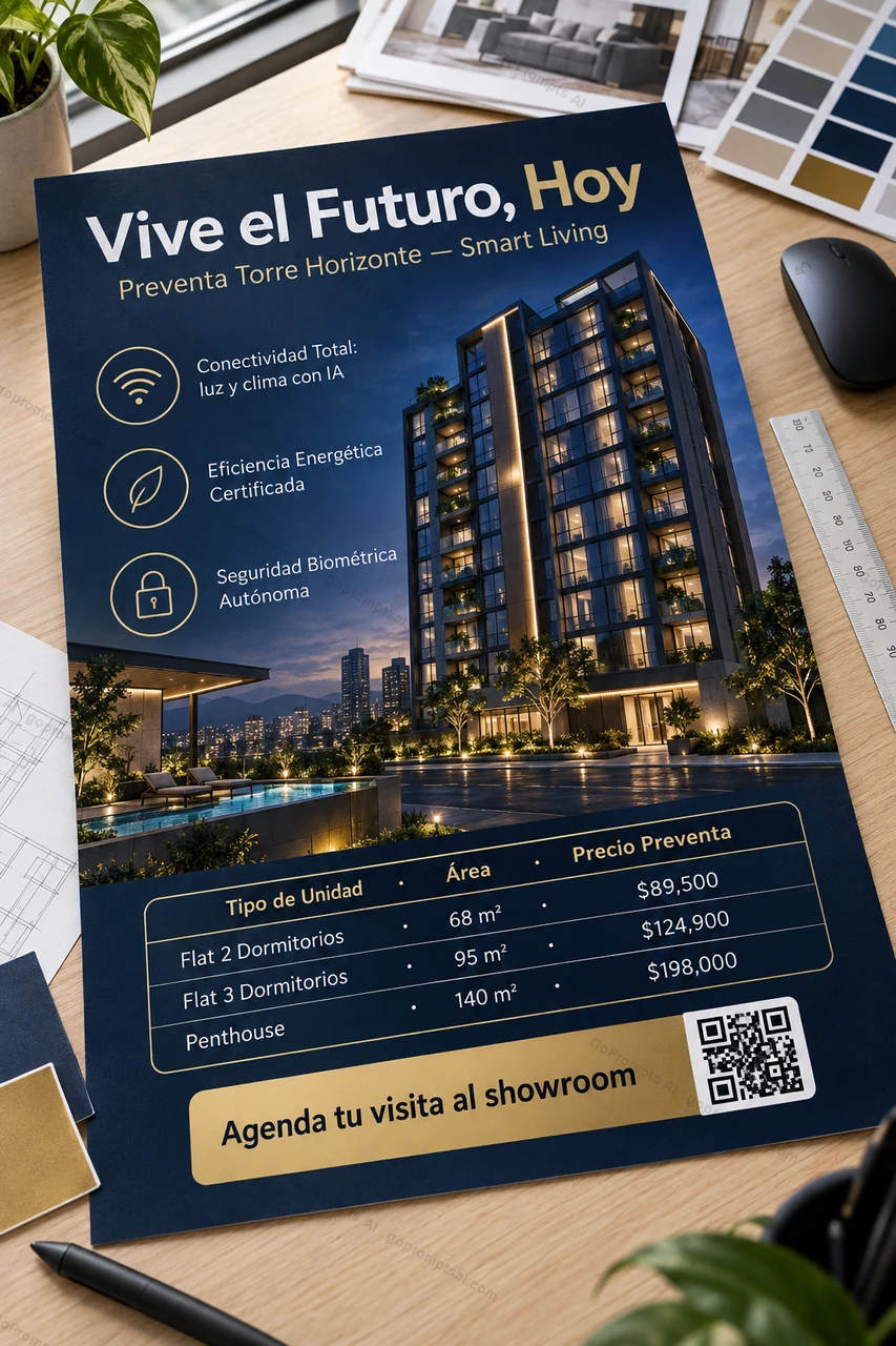Flyer de preventa listo para imprimir y publicar — Flyers publicitarios