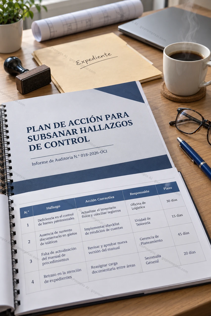 Tu plan de acción ante hallazgos de Contraloría, listo — Gestión Pública
