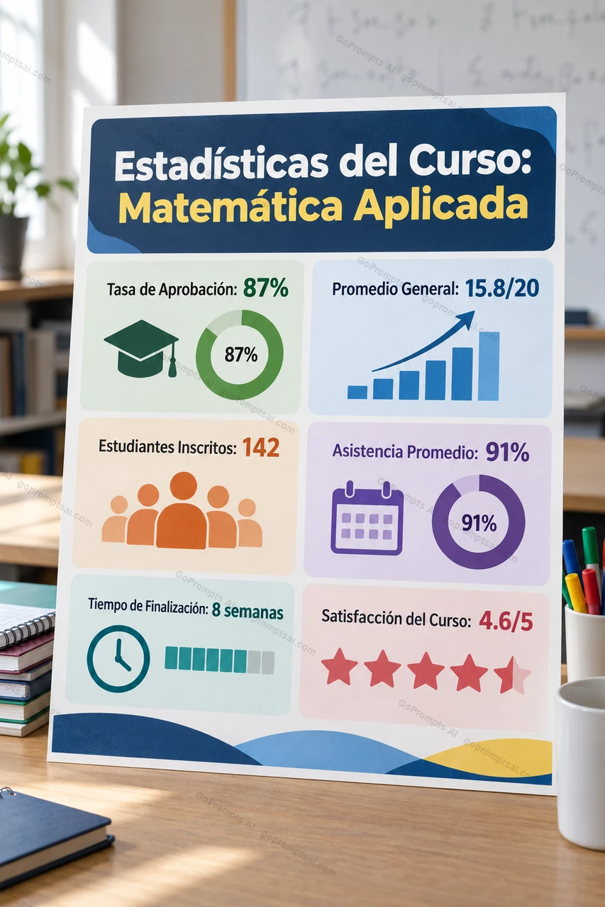 Professional course infographic ready in minutes — Material Didáctico