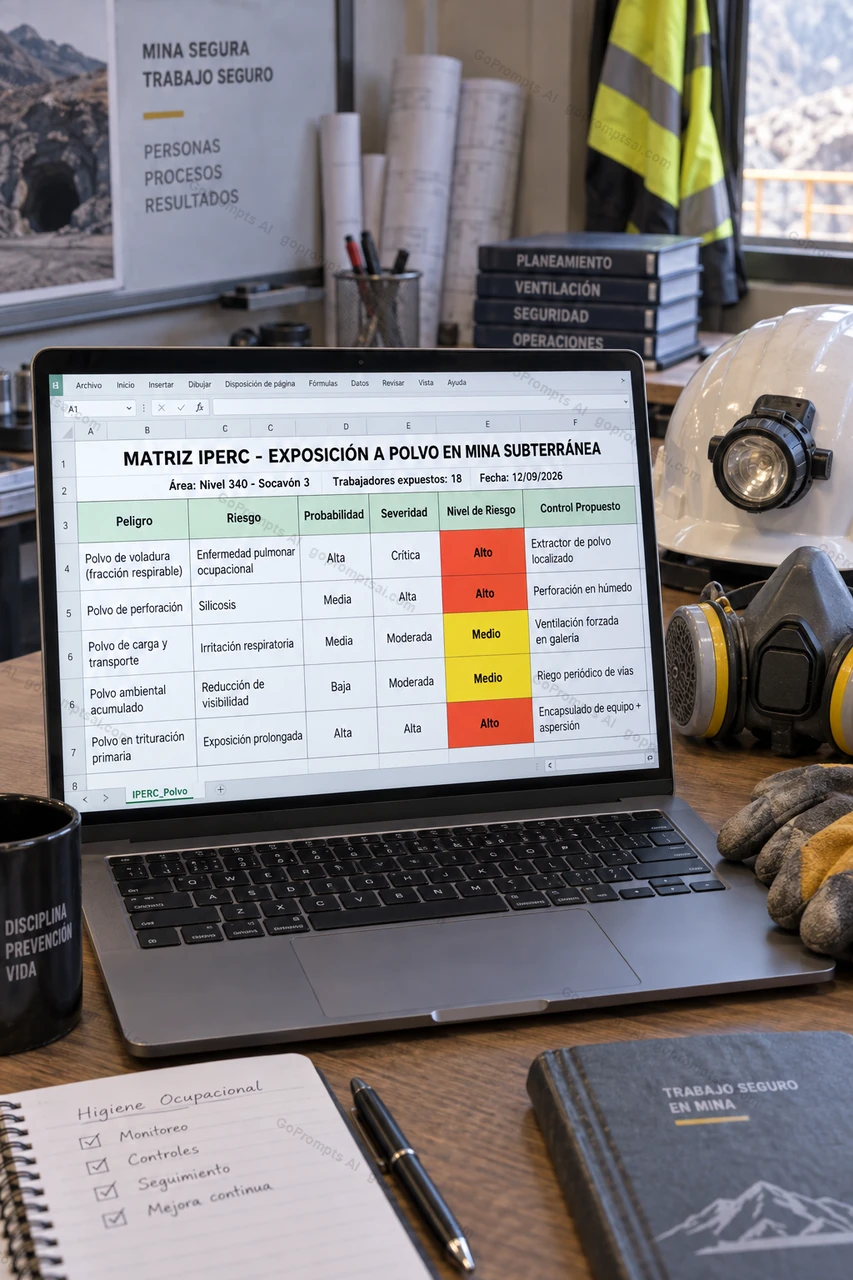 Tu matriz IPERC completa, lista para auditoría — Matrices IPERC