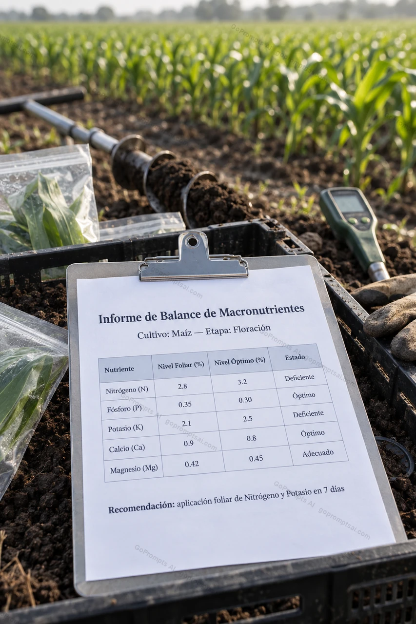 Relatório técnico de balanço nutricional — Agronomia