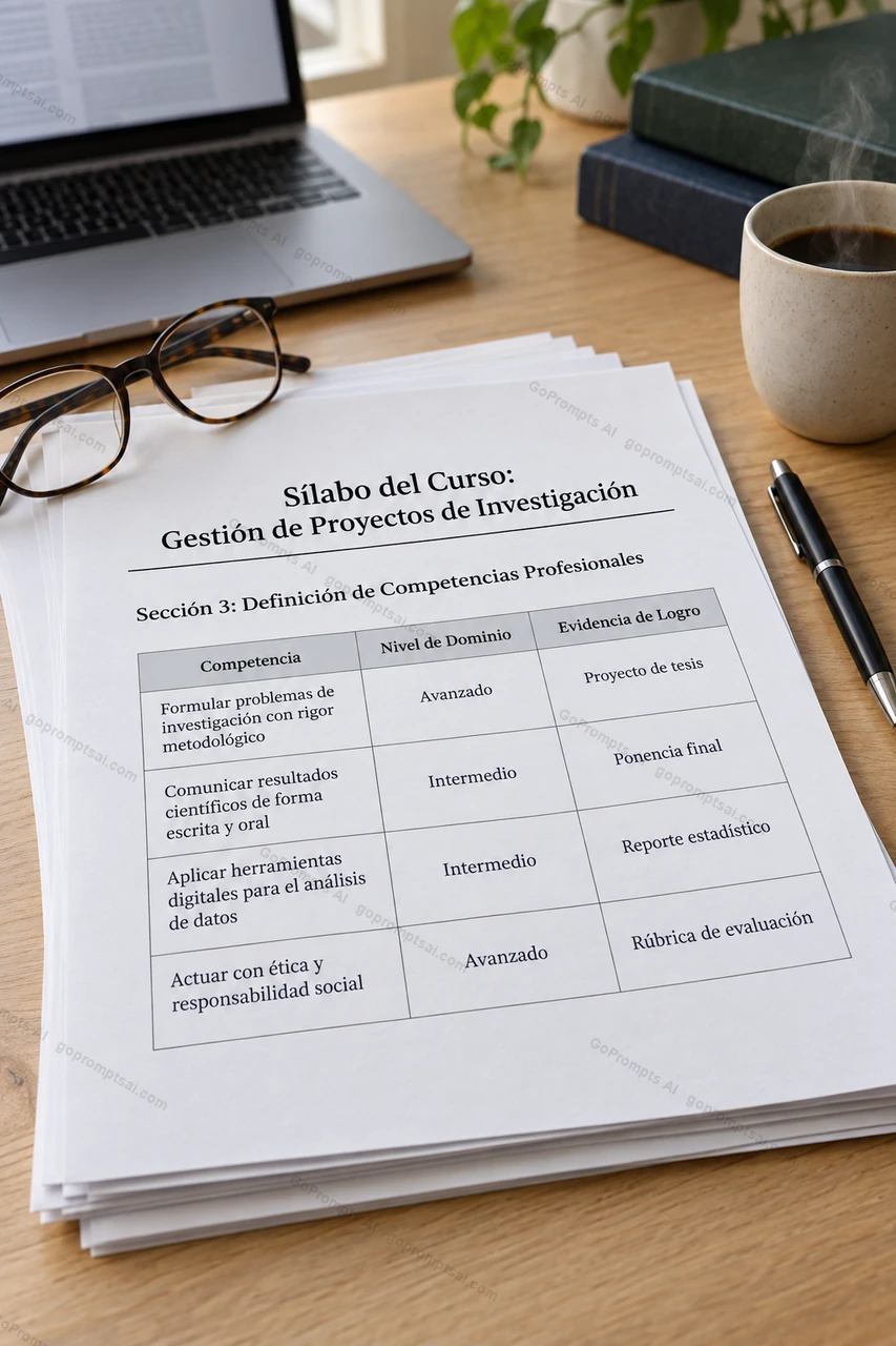 Your syllabus with competencies, ready to teach — University education teacher