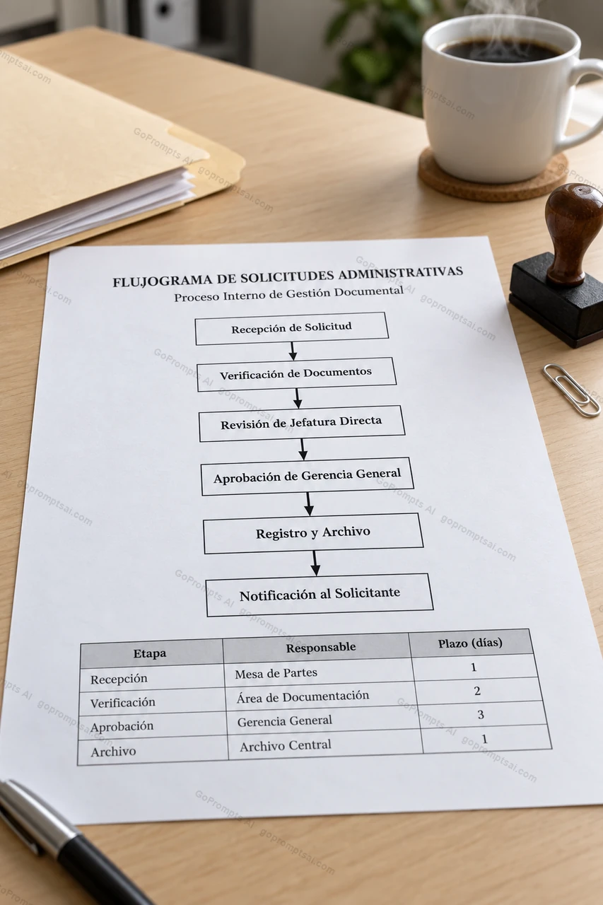 Clear flowchart to speed up administrative requests — Office documentation