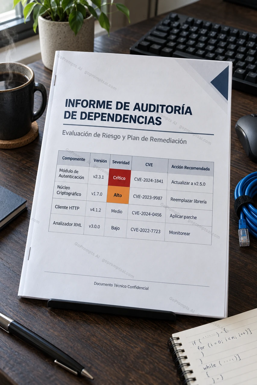 Auditoría de vulnerabilidades lista para entregar — Ingeniería de Sistemas