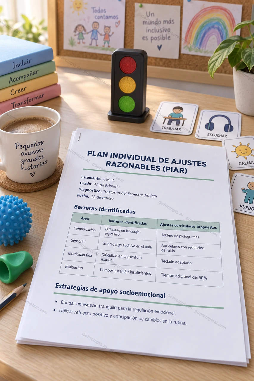 Your Individualized Adjustment Plan, ready in minutes — Special and inclusive education teachers