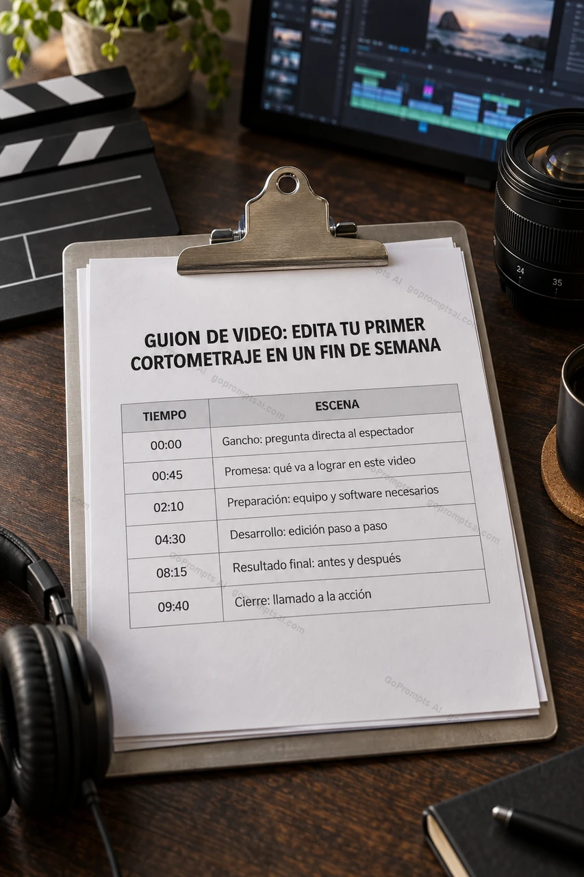 A shot-by-shot video script ready to film — Videos